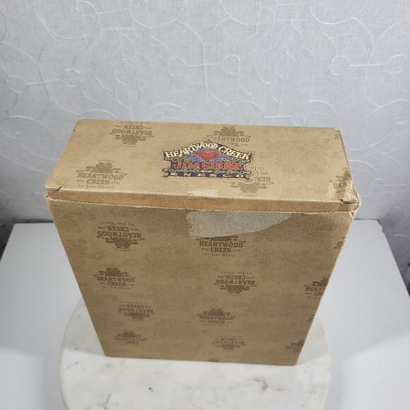 Jim Shore Heartwood Creek Reindeer Dash Away Figurine 10" Green Blanket w/ Box - Picture 15 of 15